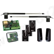 FAAC Zestaw automat do bramy dwuskrzydłowej startowy ALFA  414 napęd elektromechaniczny z silnikiem 230V